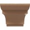 Ekena Millwork 9"W x 18"D x 9"H Wide New Brighton Rough Cedar Woodgrain TimberThane Corbel, Primed Tan CORUR09X18X09NEBRCPR - alternate 2
